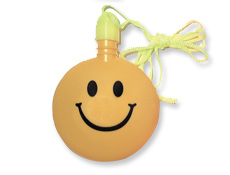 3 inch Smile Bubbles Yellow Necklace