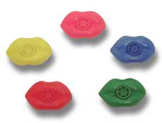 2 inch Lip Whistles Assorted
