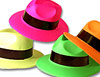 Neon Gangster Hats Assorted