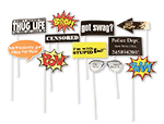S57033 - Party Sayings Props On A Stick