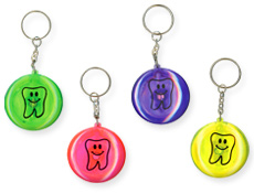 2" Tooth Light Up Key Chain