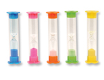 3.5" Tooth 3 Minute Timers-Assorted