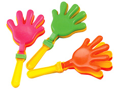 7 inch Imprinted Hand Clackers