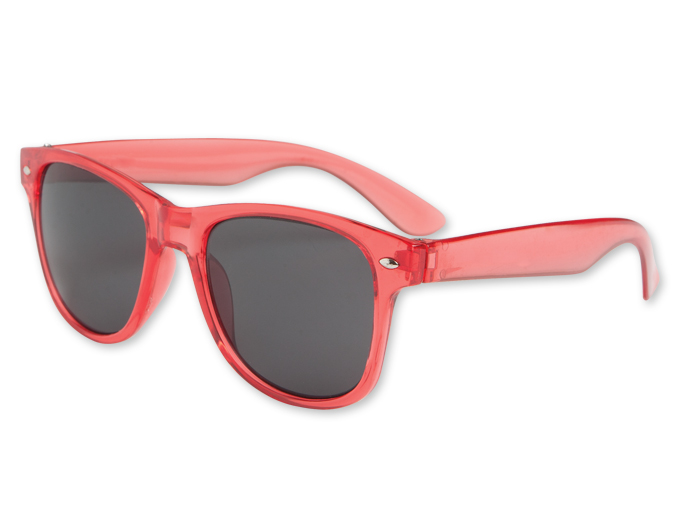 Transparent Red  Blues Brother Sunglasses