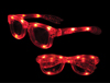 S70589 - LED Iconic Glasses - Red