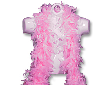 Super Deluxe Pink Feather Boa