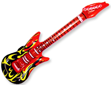 42 inch Inflatable Flame Guitars