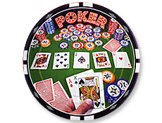 Poker Party 7 inch Plates