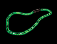 WP1417 - Light-Up Bead Necklace Green