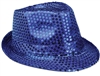 WP1434 - Blue Sequin Fedora