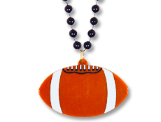 Football Medallion with Beads