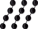 Black 33 inch Beads