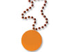 33 inch Orange Medallion with Beads