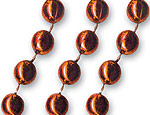 Orange 33 inch Beads