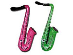 Multi Color Inflatable Saxophone