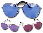 Colored Aviator Sunglasses