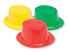 Colorful Plastic Top Hats